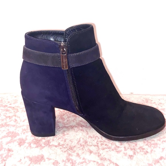 Aquatalia Suede Two Tone Booties - Picture 2 of 8